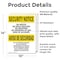 Signmission No Drugs Dealers Weapons Bilingual OSHA Security Notice Sign, Vinyl Decal, 10in W x 14in L, 2PK OS-2PACK-SN-D-1014-L-11598 - alternate 6
